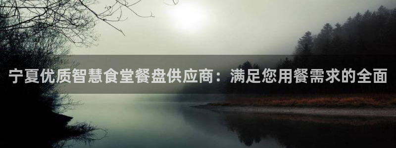 尊龙凯时d3563：宁夏优质智慧食堂餐盘供应商：满足您用餐需