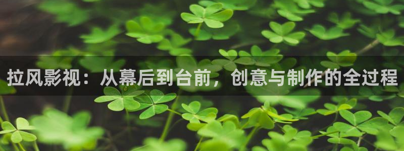 色婷婷亚洲影院：拉风影视：从幕后到台前，创意与制作的全过程